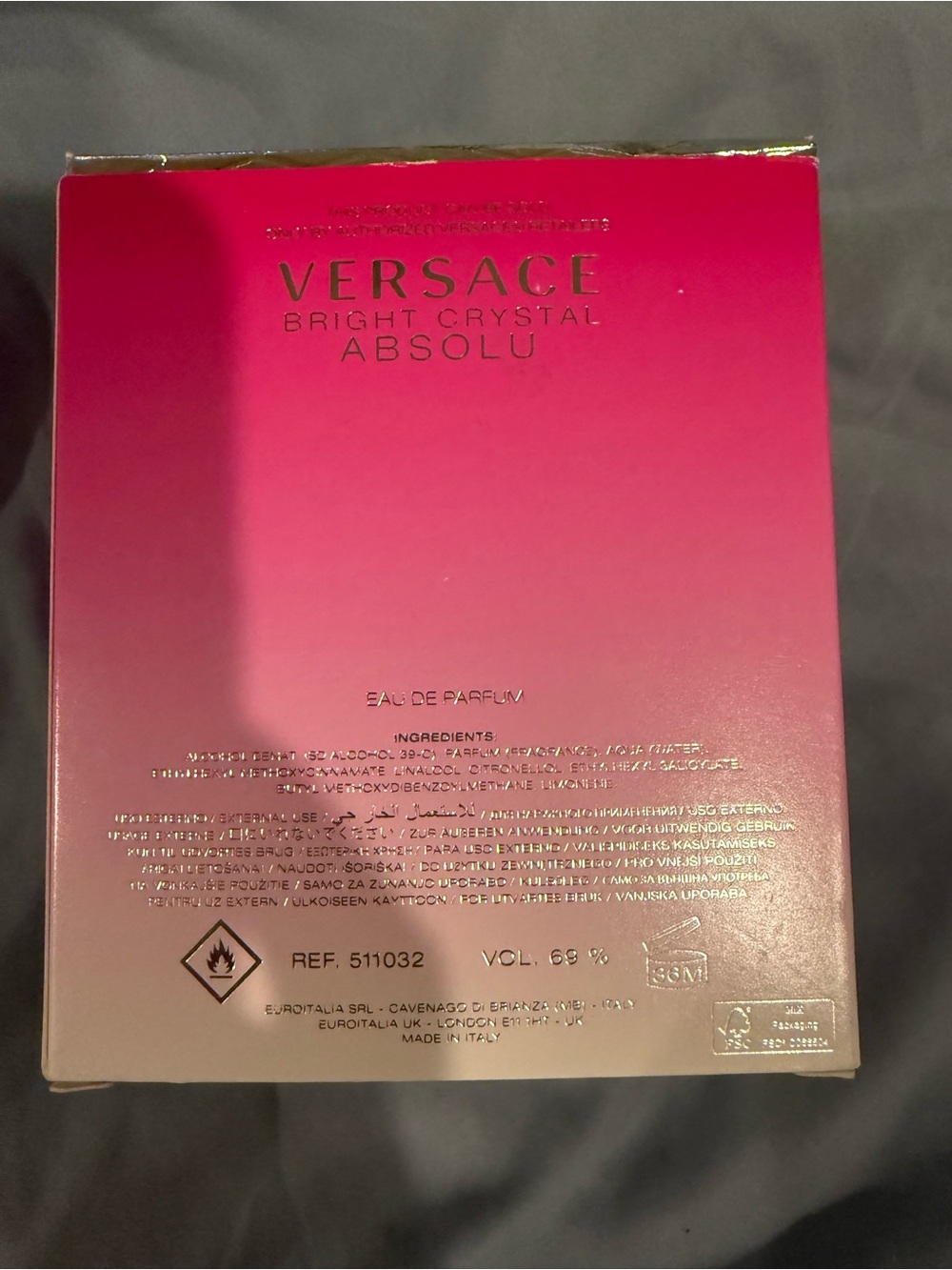 Versace Bright Crystal Absolu Parfum - Picture 4 of 5